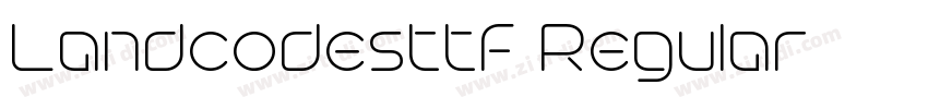 Landcodesttf Regular字体转换